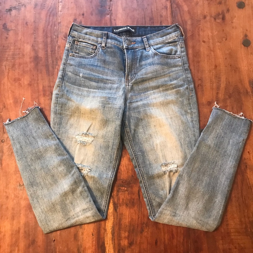 Express Ankle Legging High Rise Jeans 2R